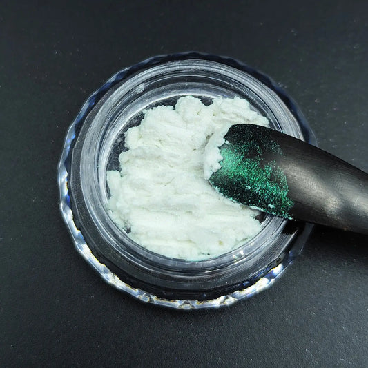 forest green to ocean cyan color travel translucent pigment
