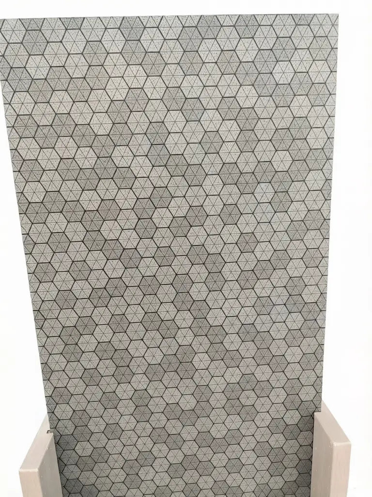 building integrated photovoltaic panel with hexagonal textured surface and effect pigment coating