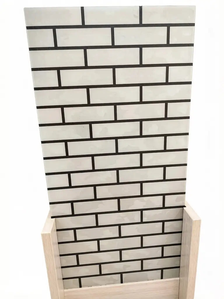 building integrated photovoltaic panel with brick wall texture and effect pigment coating