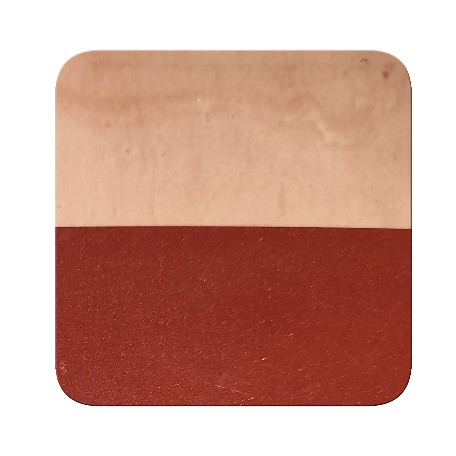 mahogany ember magnetic chrome pigment on black and white contrast chart showing coverage difference