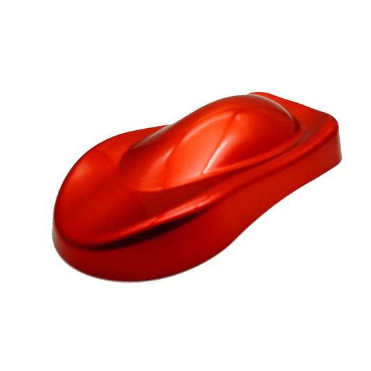 ruby scarlet chrome metallic pigment sprayed on automotive film coating effect