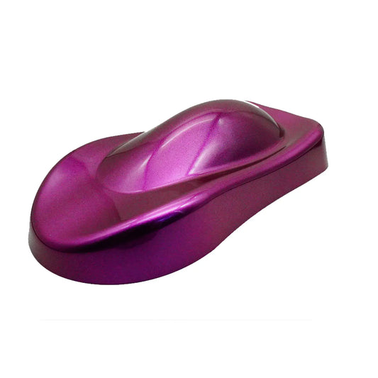 rose magenta chrome metallic pigment sprayed on automotive film coating effect