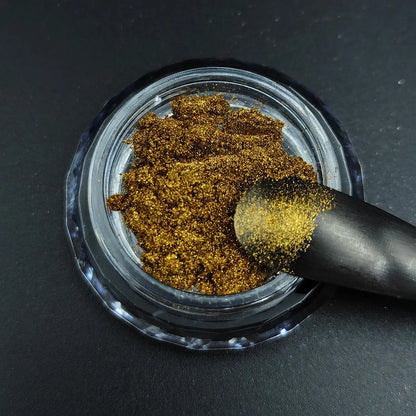 golden amber chrome metallic pigment