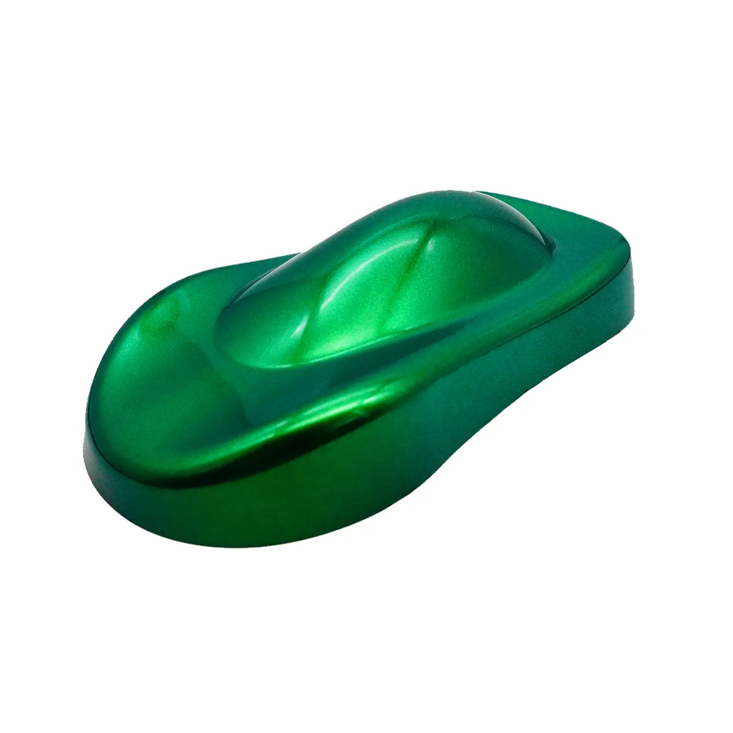 emerald green chrome metallic pigment sprayed on automotive film coating effect