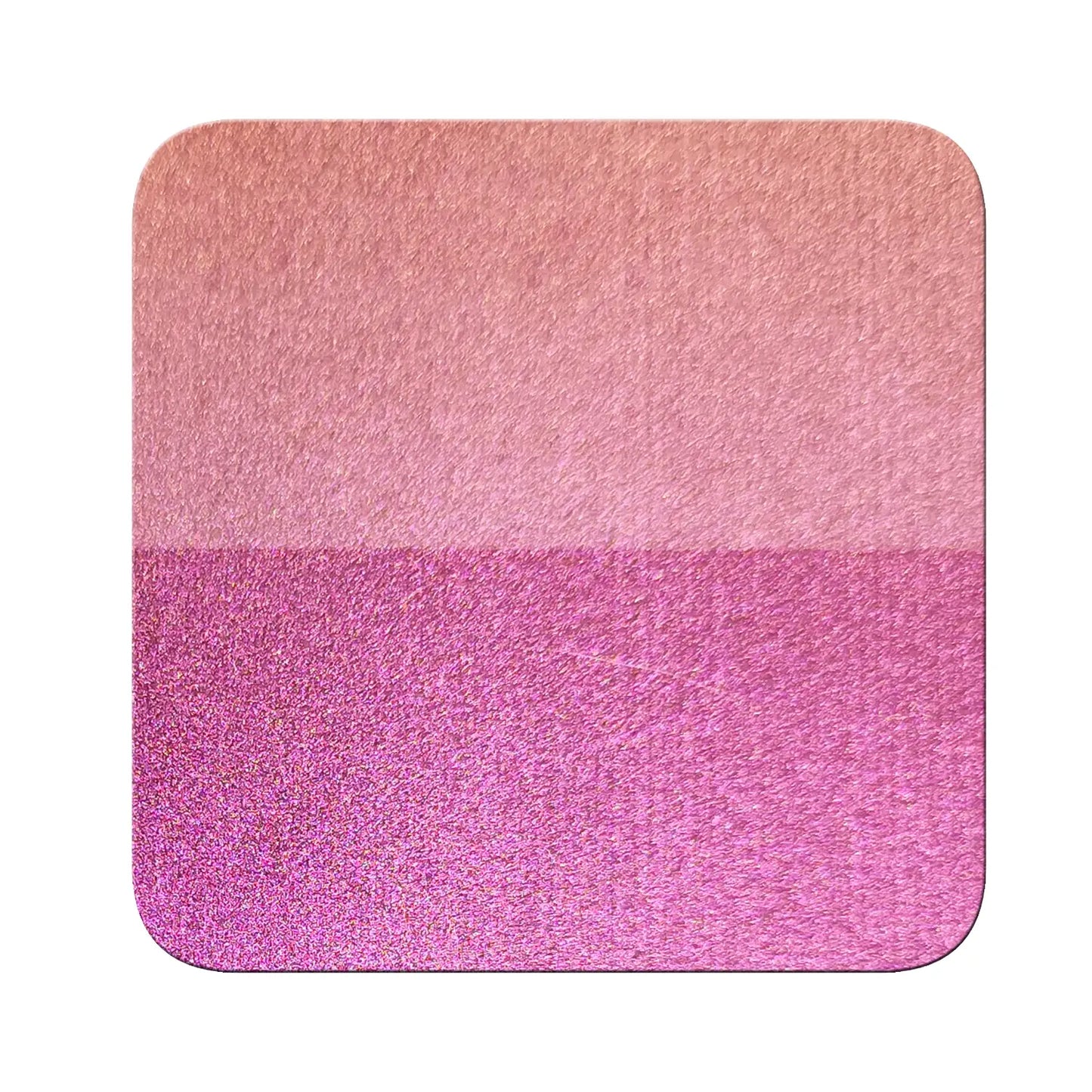 orchid crimson to lime glow opaque pigment on black and white contrast chart showing coverage difference