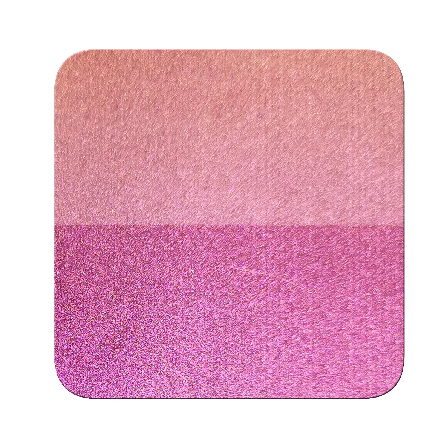 orchid crimson to lime glow opaque pigment on black and white contrast chart showing coverage difference