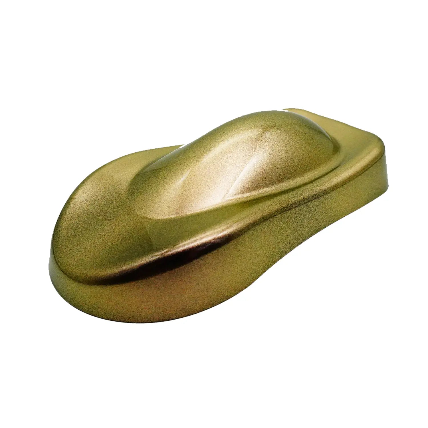 amber blaze to olive green opaque pigment sprayed on automotive film coating effect