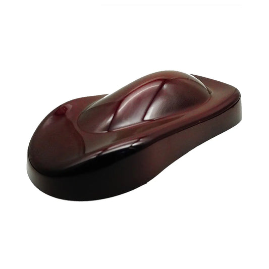 obsidian black to copper ember opaque pigment sprayed on automotive film coating effect