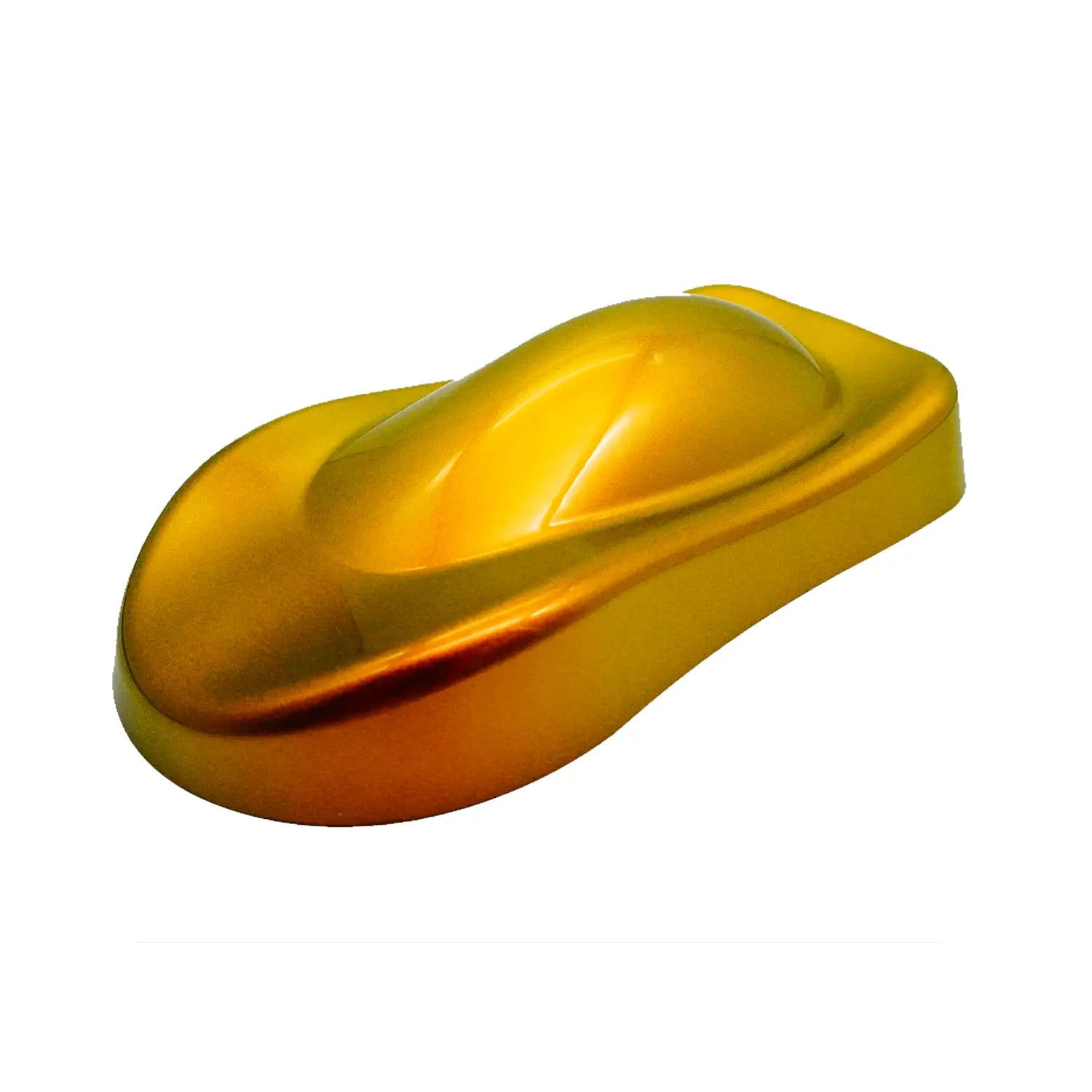 sunset orange to solar yellow translucent pigment sprayed on automotive film coating effect