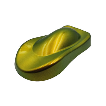 solar yellow to mint green translucent pigment sprayed on automotive film coating effect