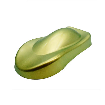 golden light to spring green translucent pigment sprayed on automotive film coating effect