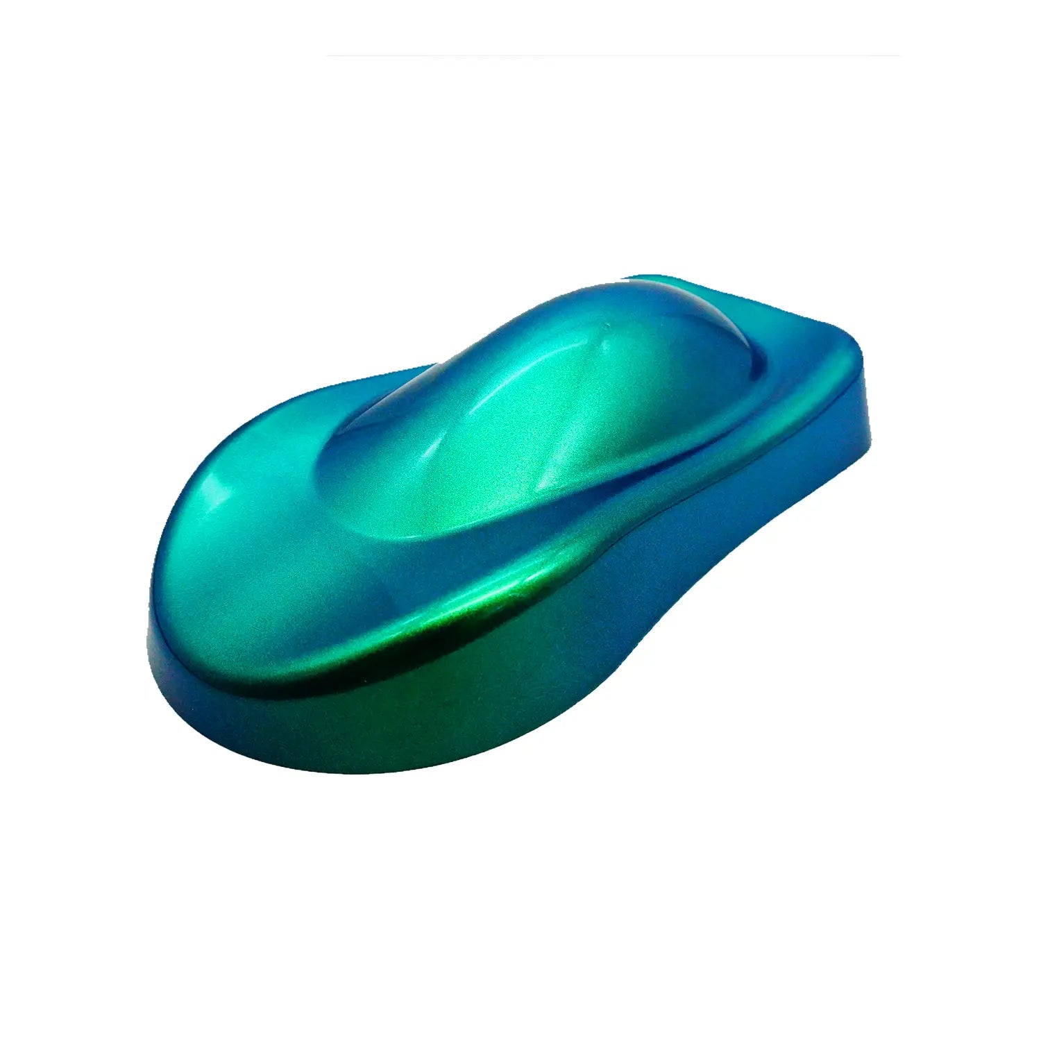 forest green to ocean cyan translucent pigment sprayed on automotive film coating effect
