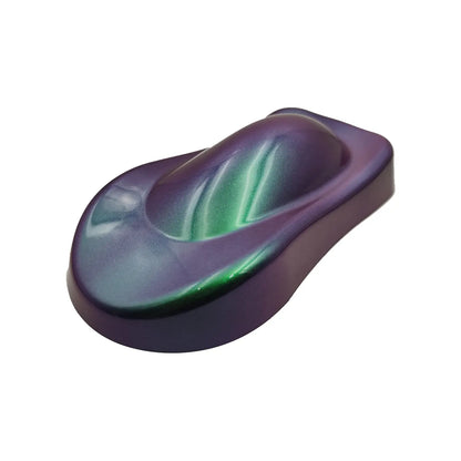jade green to lavender silver translucent pigment sprayed on automotive film coating effect